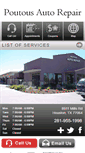 Mobile Screenshot of poutousautorepair.com